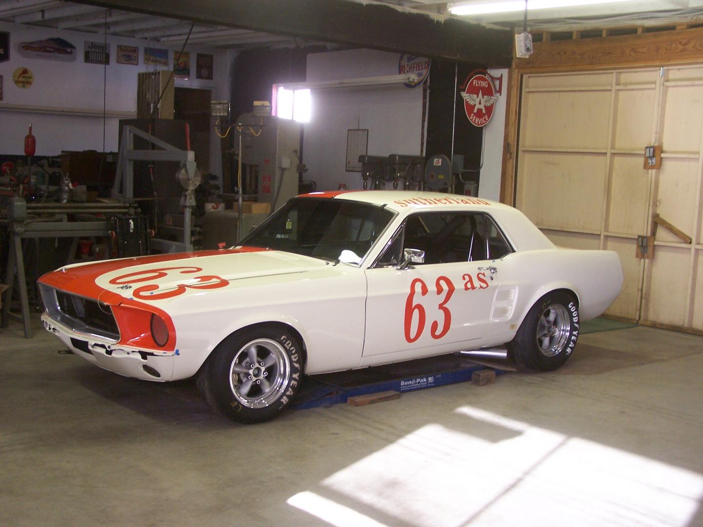 1967 TransAm Mustang Under Glass Page 2 On The Workben