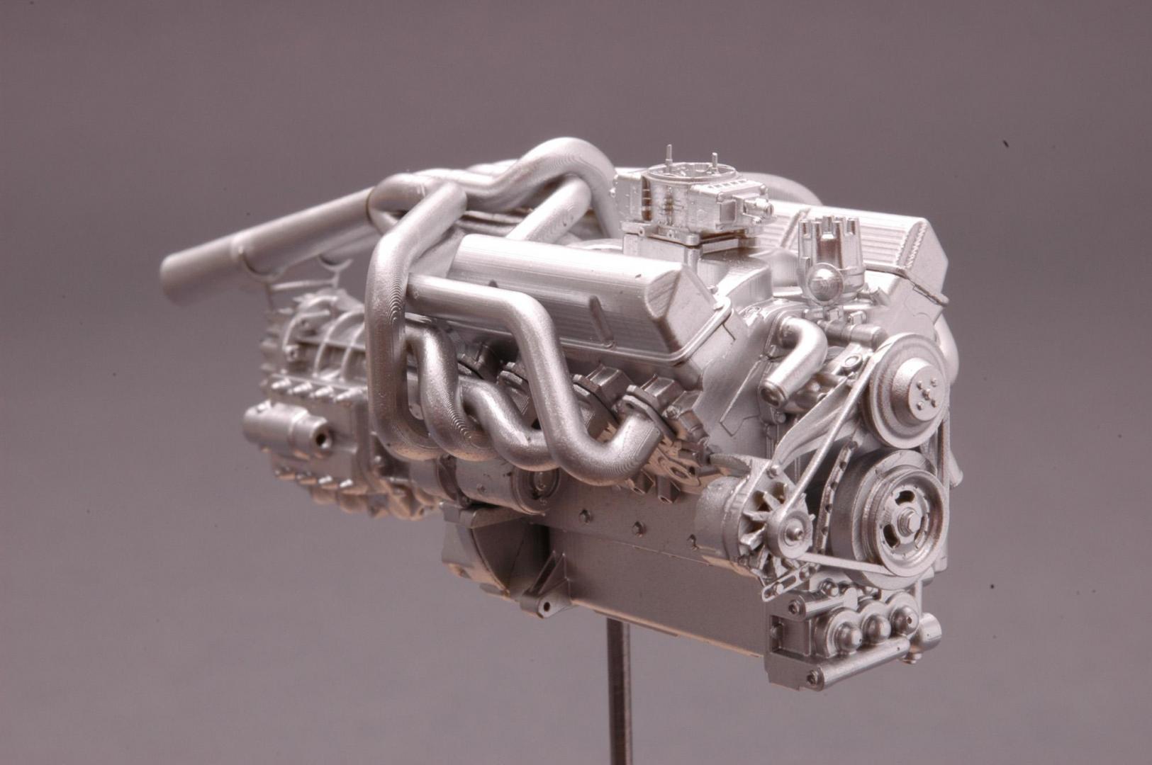 1/24 Ford GT40 Mk2 engine 3d printed - Model Cars - Model Cars Magazine