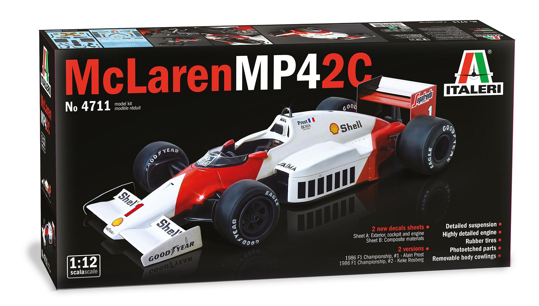 1/12 Italeri McLaren MP4 (TAG turbo) just released - Car Kit News & Reviews  - Model Cars Magazine Forum