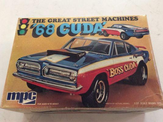Skill 2 Model Kit 1969 Plymouth Barracuda 3-in-1 Kit 1/25 Scale Model by  MPC 