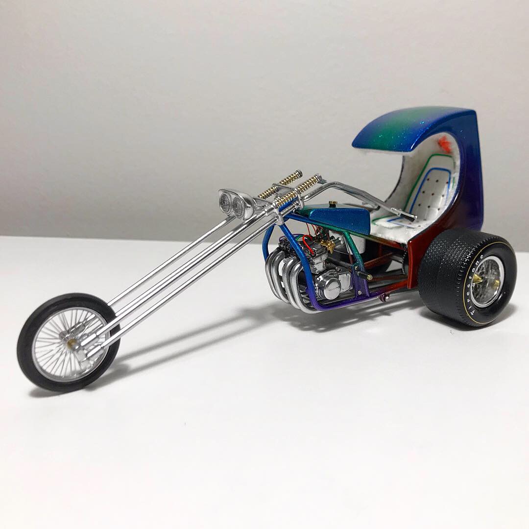 Ed Roth's Mail Box Chopper (Trick Trikes) -- Plastic Model