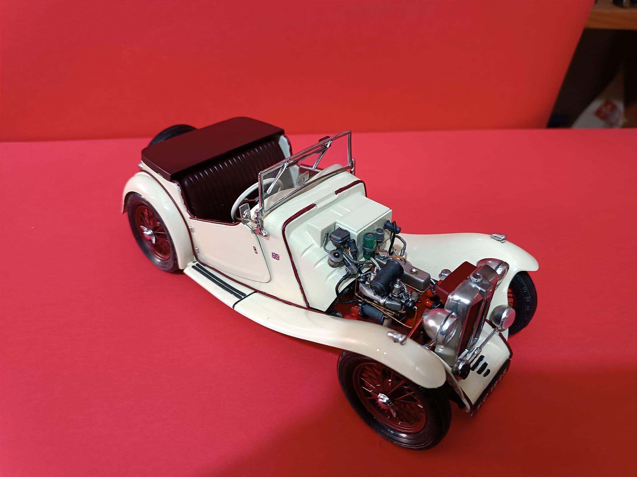 MG TC 1948 Minicraft 1/16 scale - WIP: Model Cars - Model Cars Magazine ...