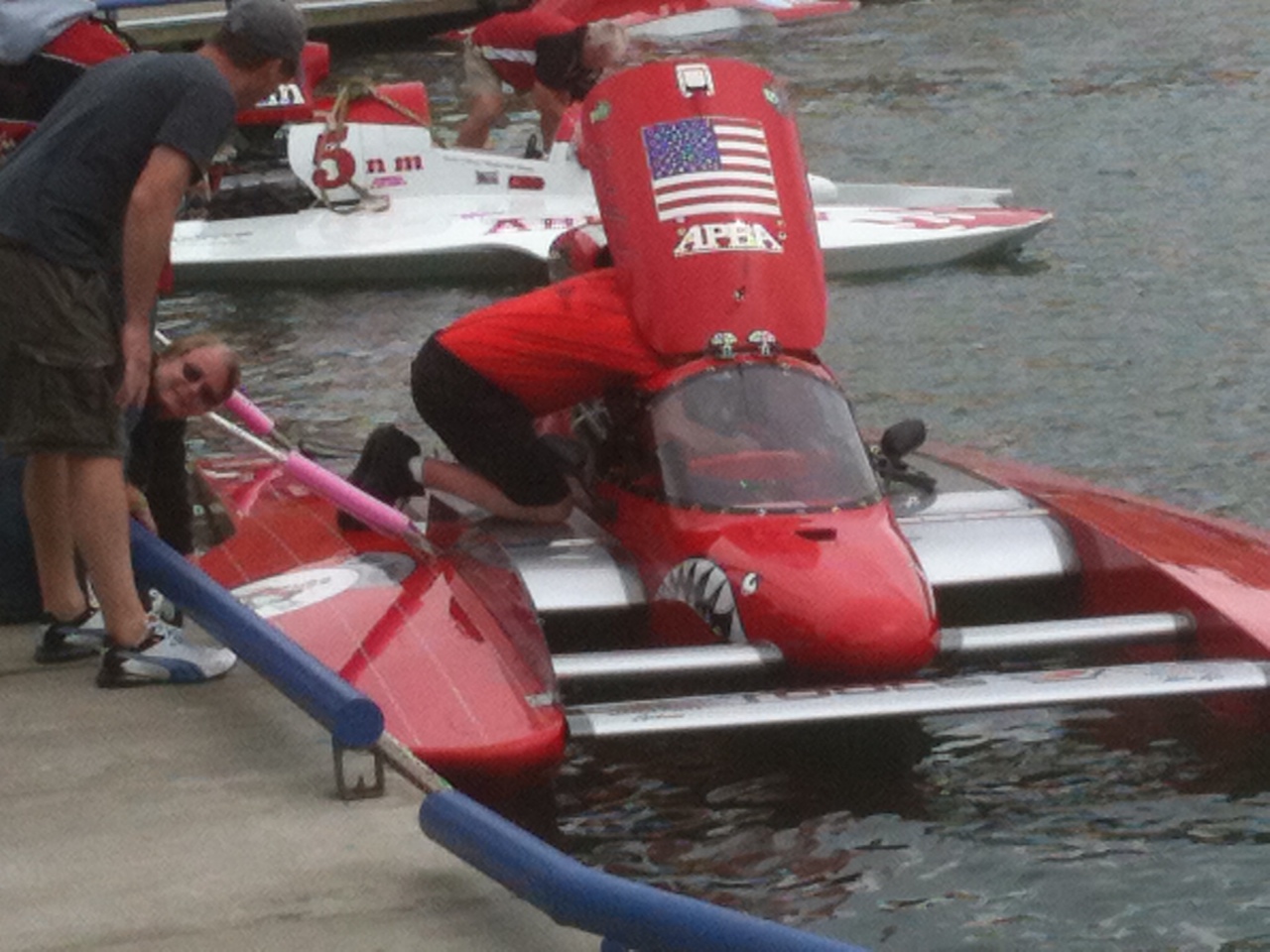 Modern grand prix hydroplanes in plastic ? Anyone ever see them ...